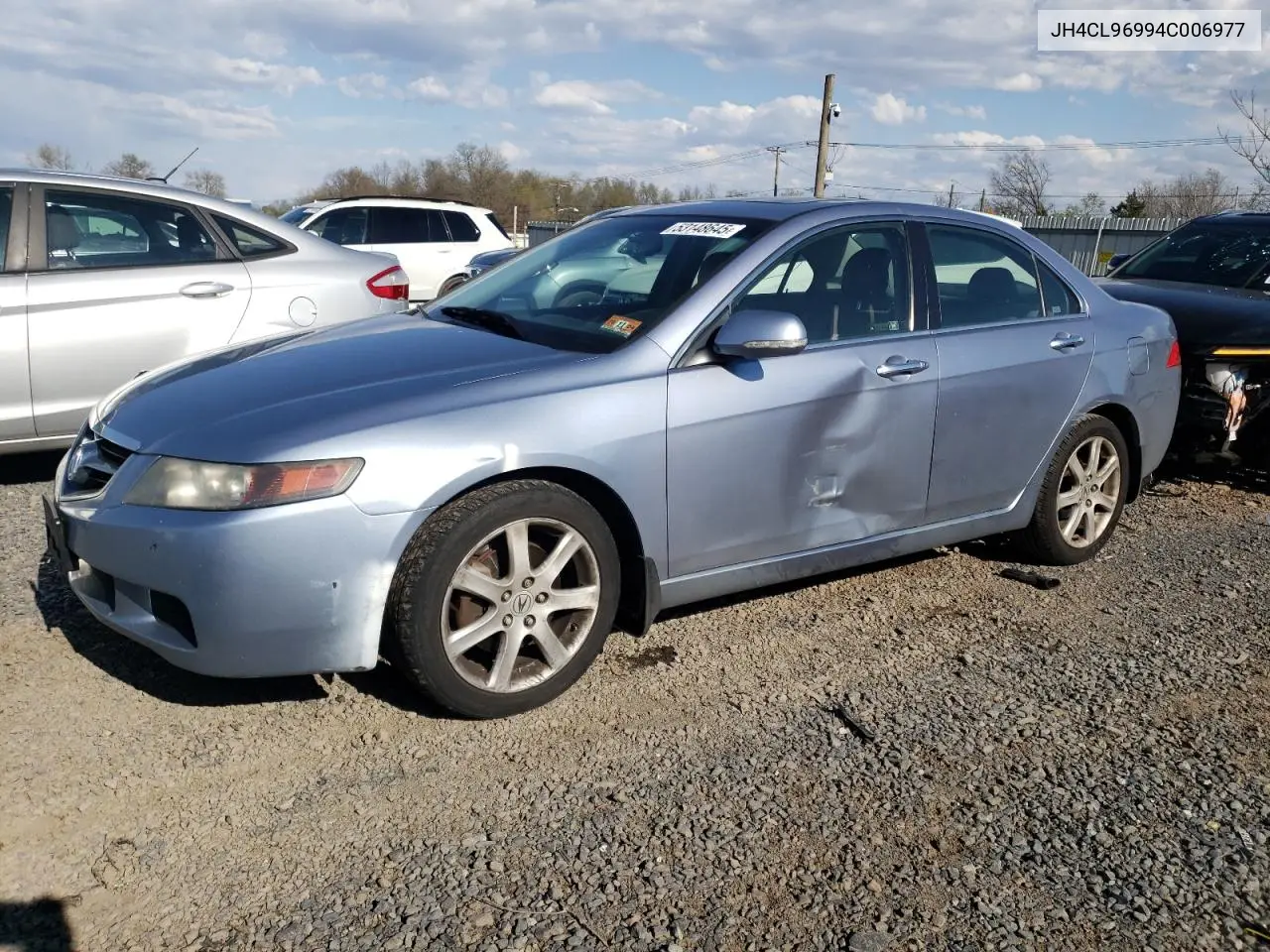 2004 Acura Tsx VIN: JH4CL96994C006977 Lot: 53148645