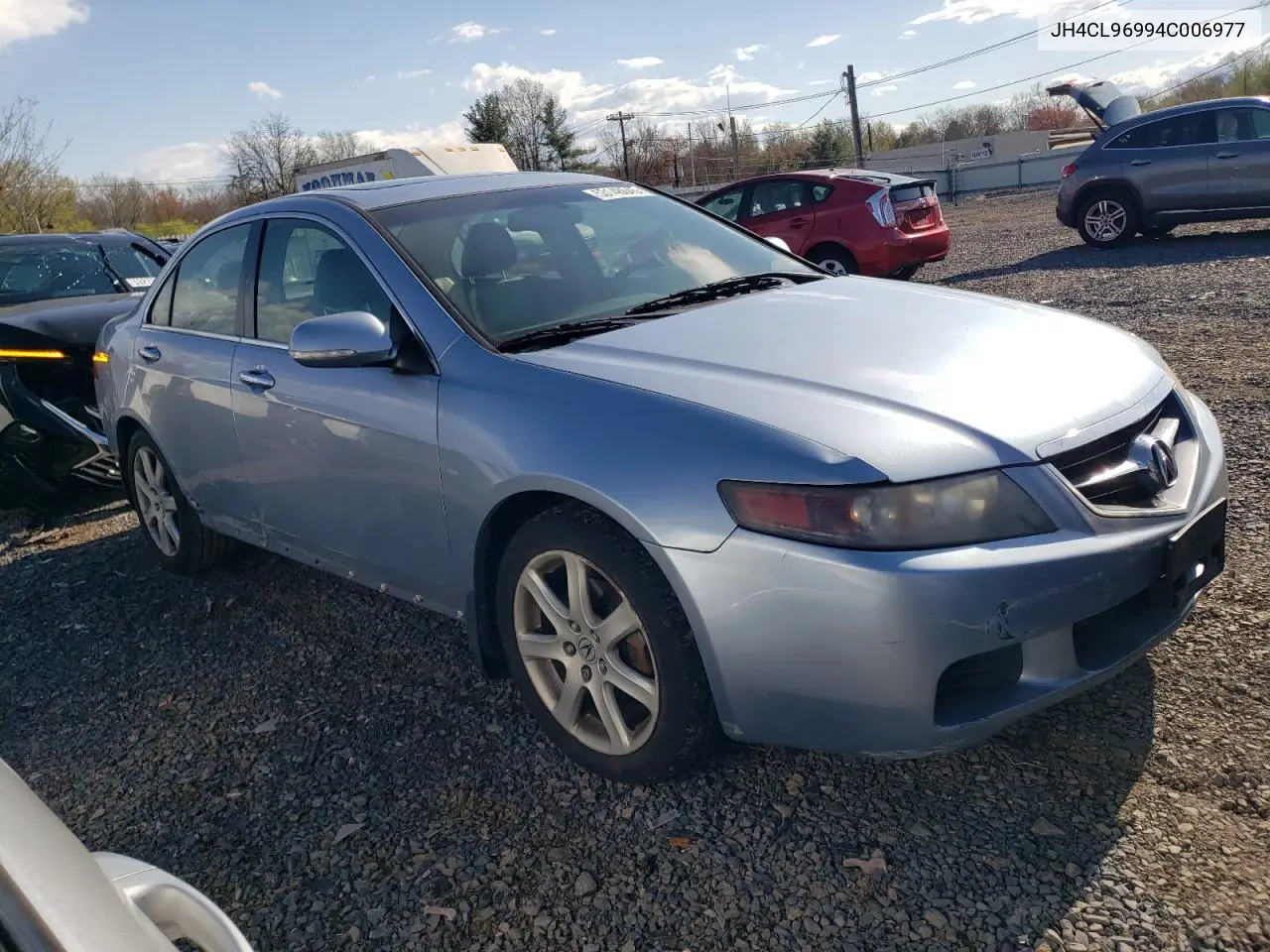 2004 Acura Tsx VIN: JH4CL96994C006977 Lot: 53148645