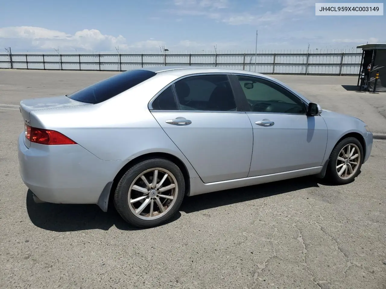 2004 Acura Tsx VIN: JH4CL959X4C003149 Lot: 59338165