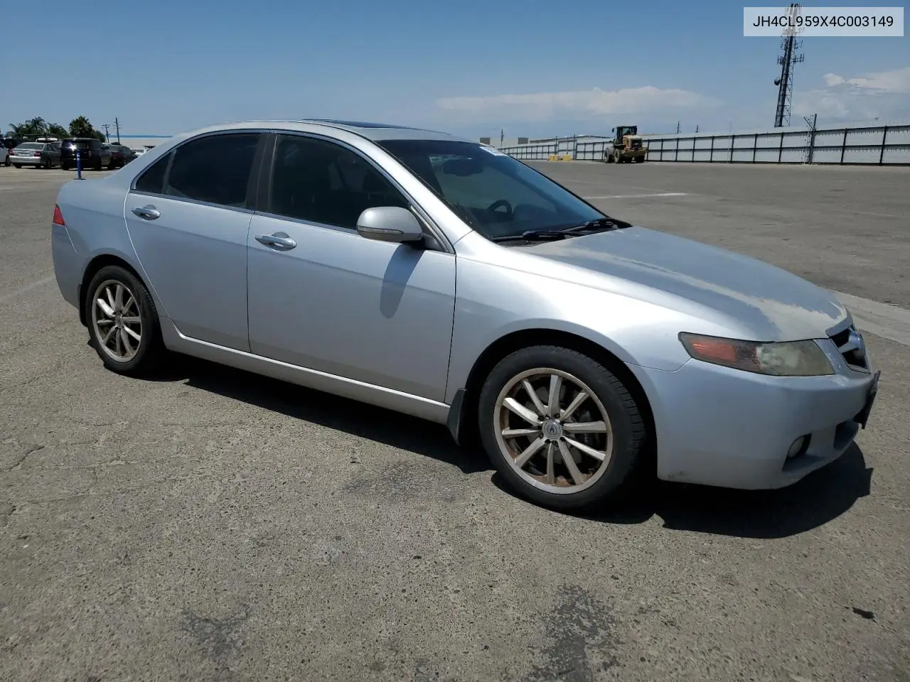 2004 Acura Tsx VIN: JH4CL959X4C003149 Lot: 59338165