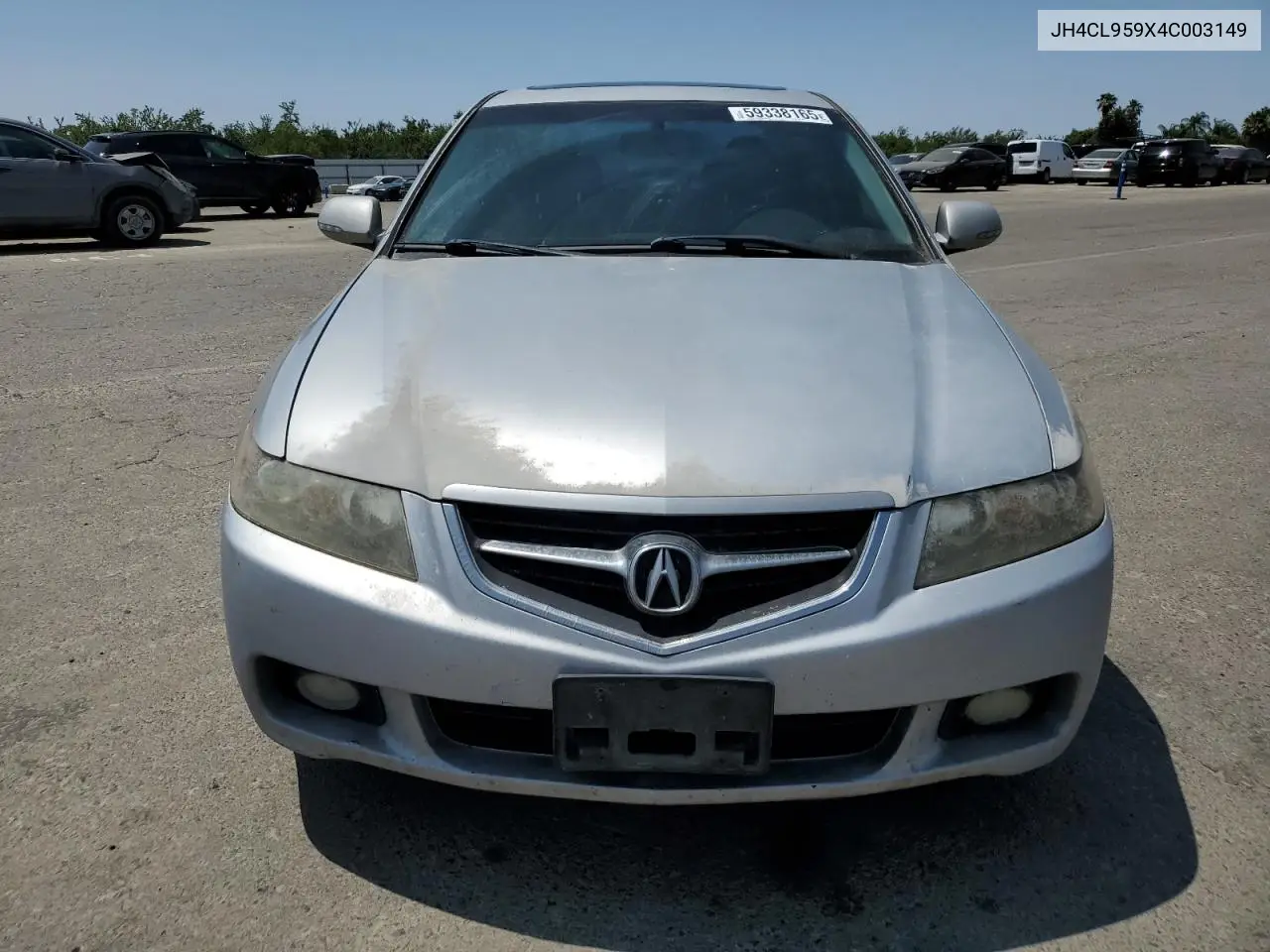 2004 Acura Tsx VIN: JH4CL959X4C003149 Lot: 59338165