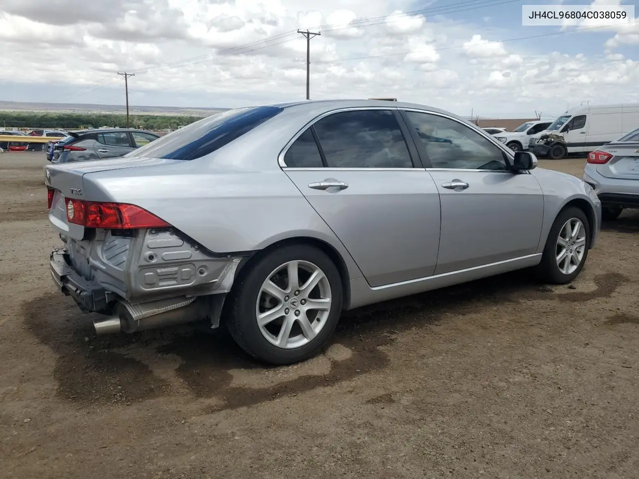 2004 Acura Tsx VIN: JH4CL96804C038059 Lot: 62154325