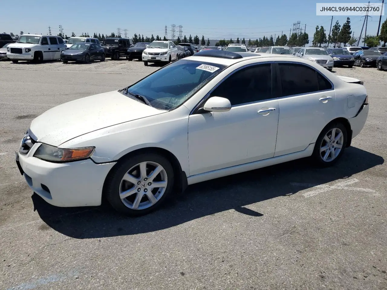 2004 Acura Tsx VIN: JH4CL96944C032760 Lot: 62995155