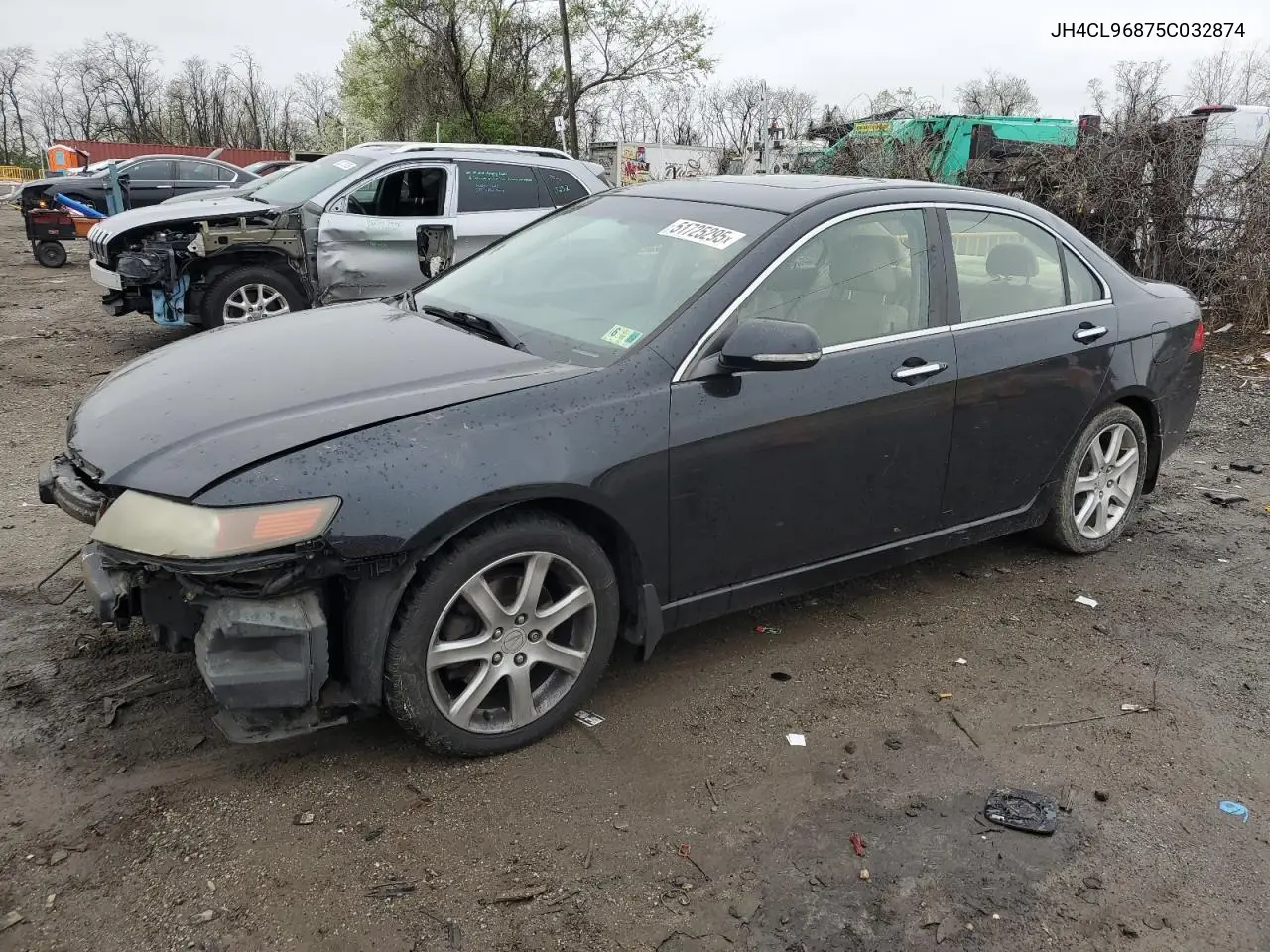 2005 Acura Tsx VIN: JH4CL96875C032874 Lot: 51725295