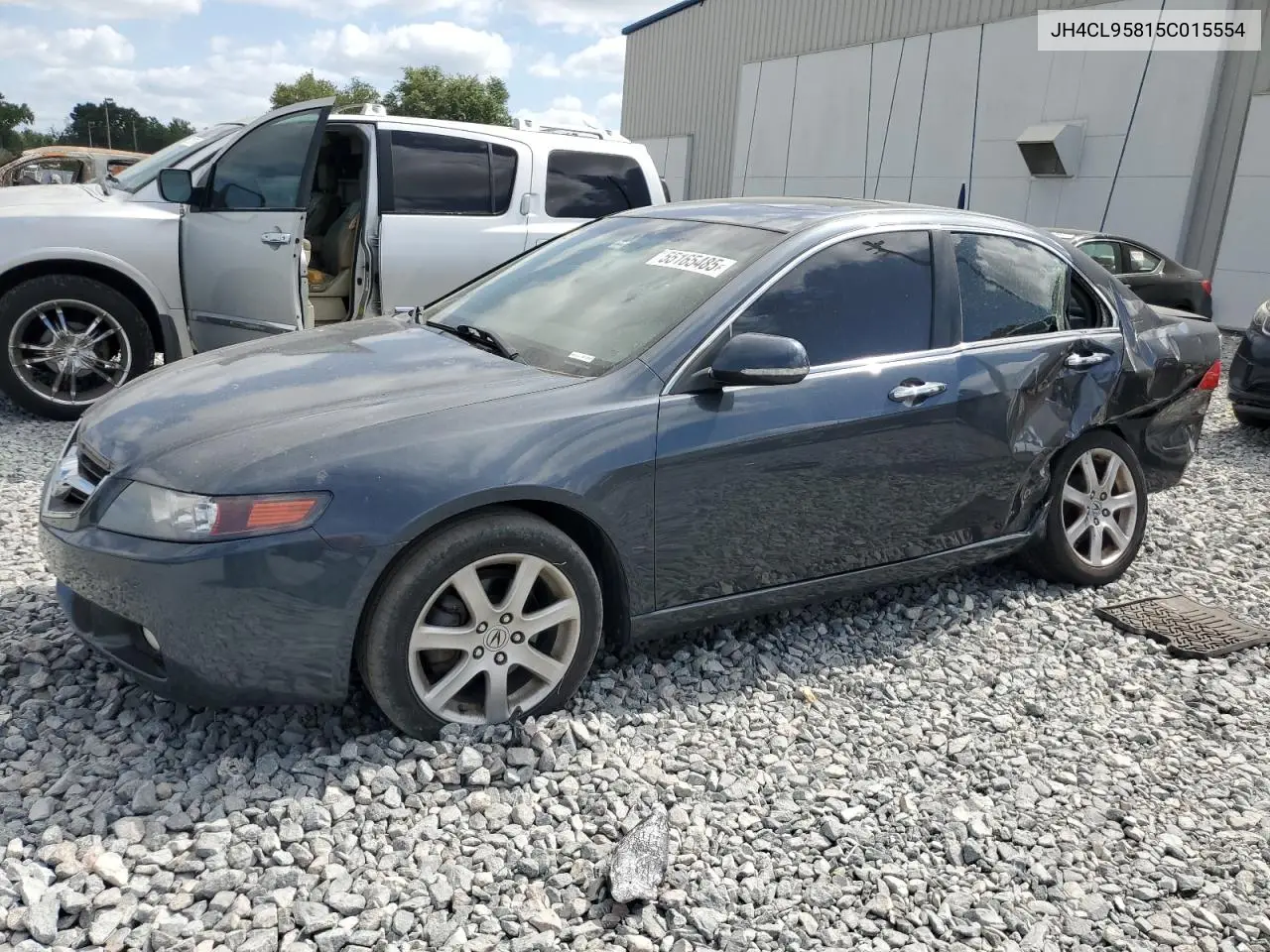 2005 Acura Tsx VIN: JH4CL95815C015554 Lot: 55165485