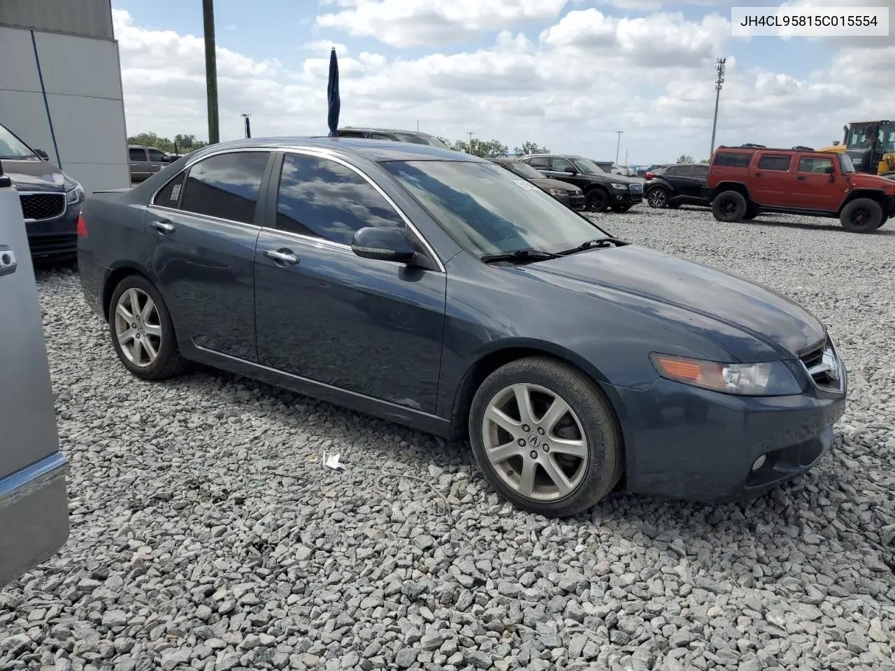 2005 Acura Tsx VIN: JH4CL95815C015554 Lot: 55165485
