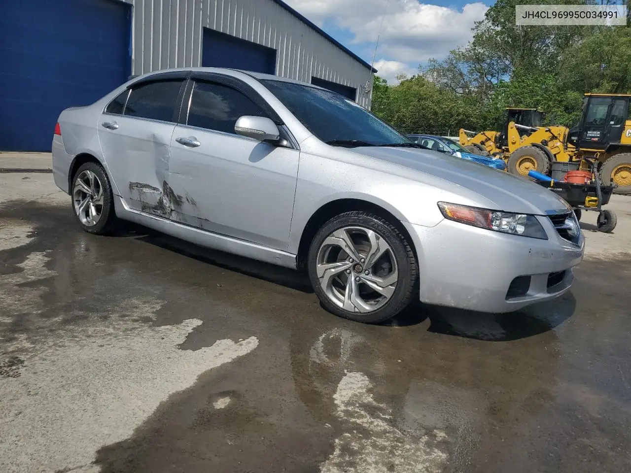 2005 Acura Tsx VIN: JH4CL96995C034991 Lot: 55812695
