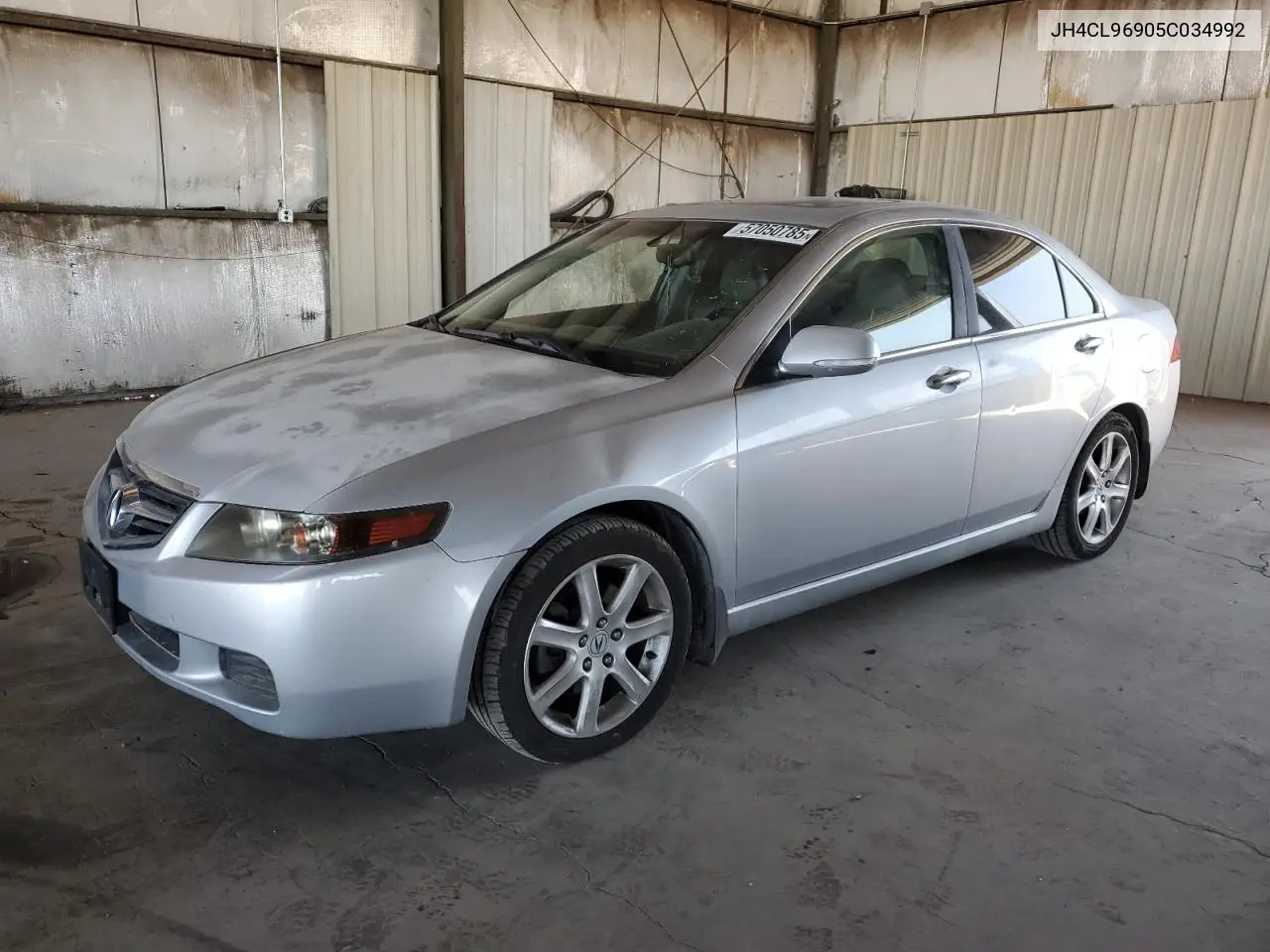 2005 Acura Tsx VIN: JH4CL96905C034992 Lot: 57050785