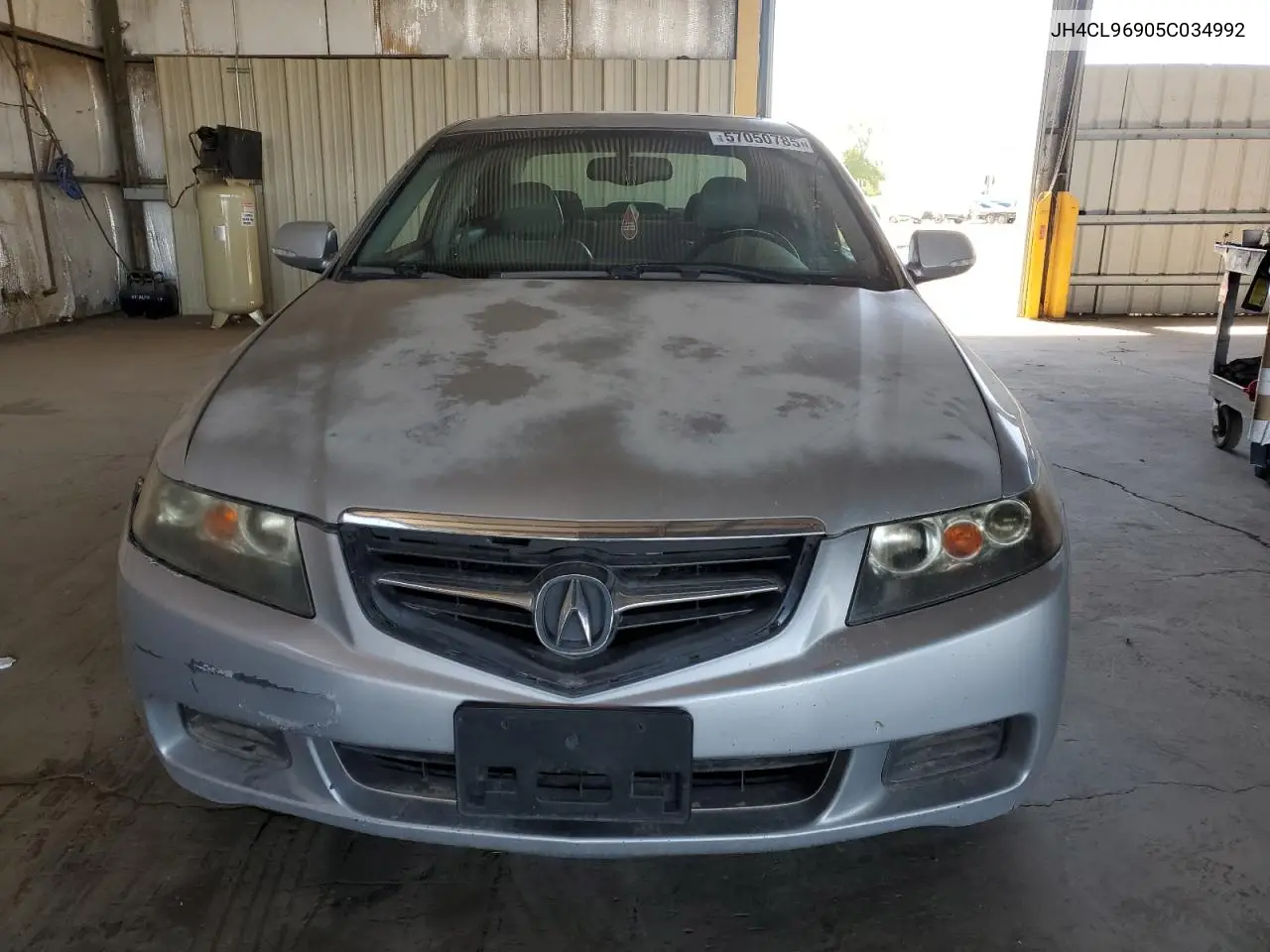 2005 Acura Tsx VIN: JH4CL96905C034992 Lot: 57050785