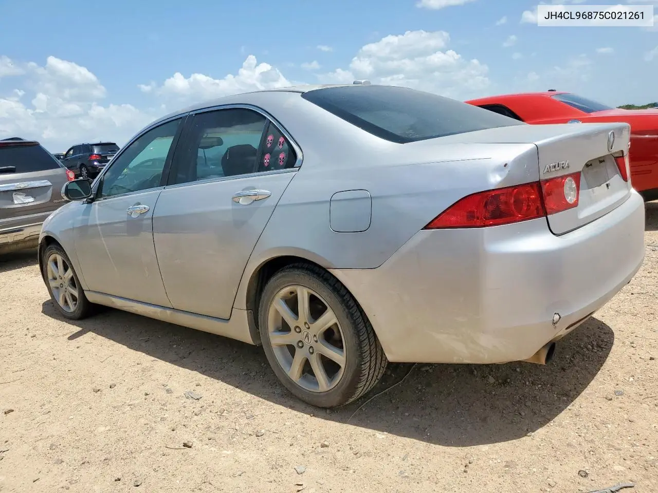 2005 Acura Tsx VIN: JH4CL96875C021261 Lot: 62316975
