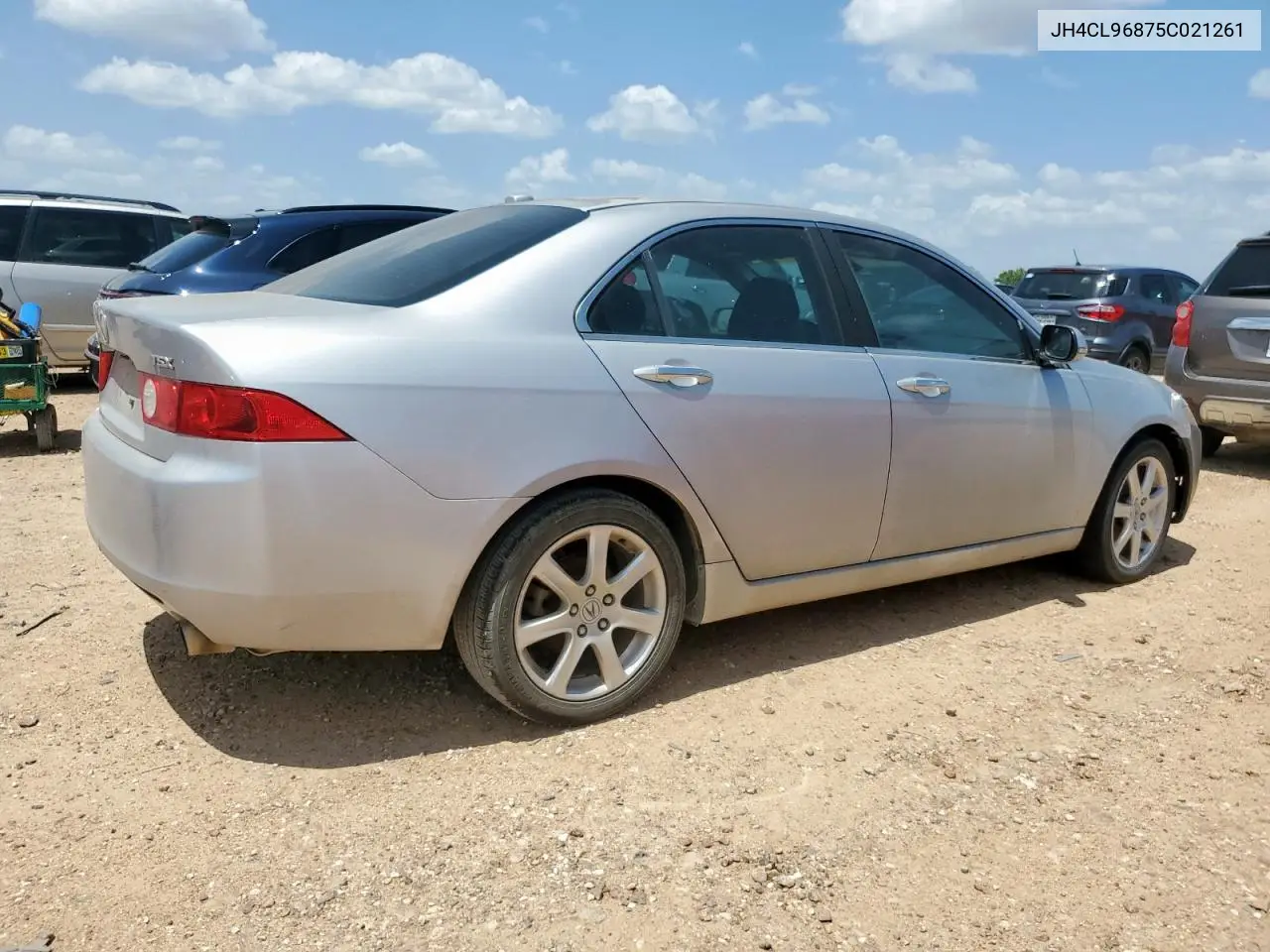 2005 Acura Tsx VIN: JH4CL96875C021261 Lot: 62316975