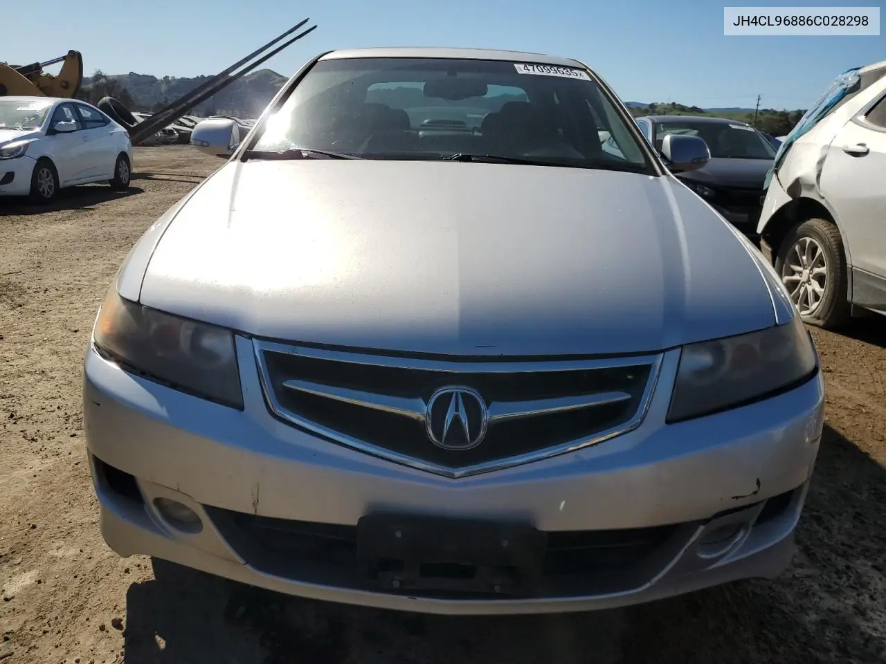 2006 Acura Tsx VIN: JH4CL96886C028298 Lot: 47099635