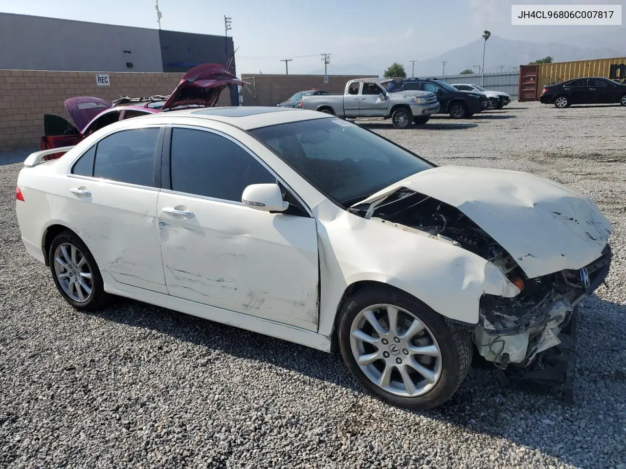 2006 Acura Tsx VIN: JH4CL96806C007817 Lot: 55859735