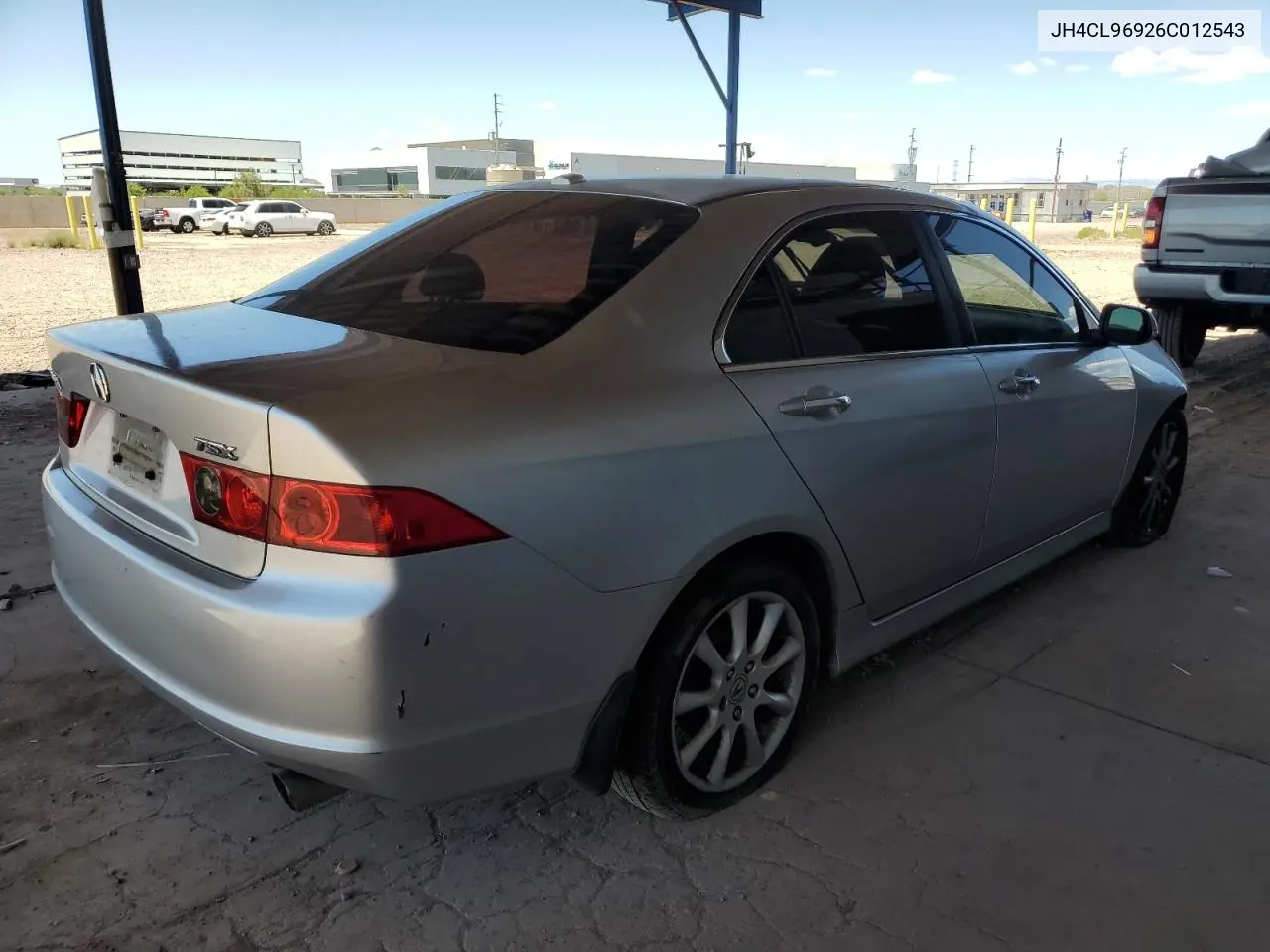 2006 Acura Tsx VIN: JH4CL96926C012543 Lot: 56242945
