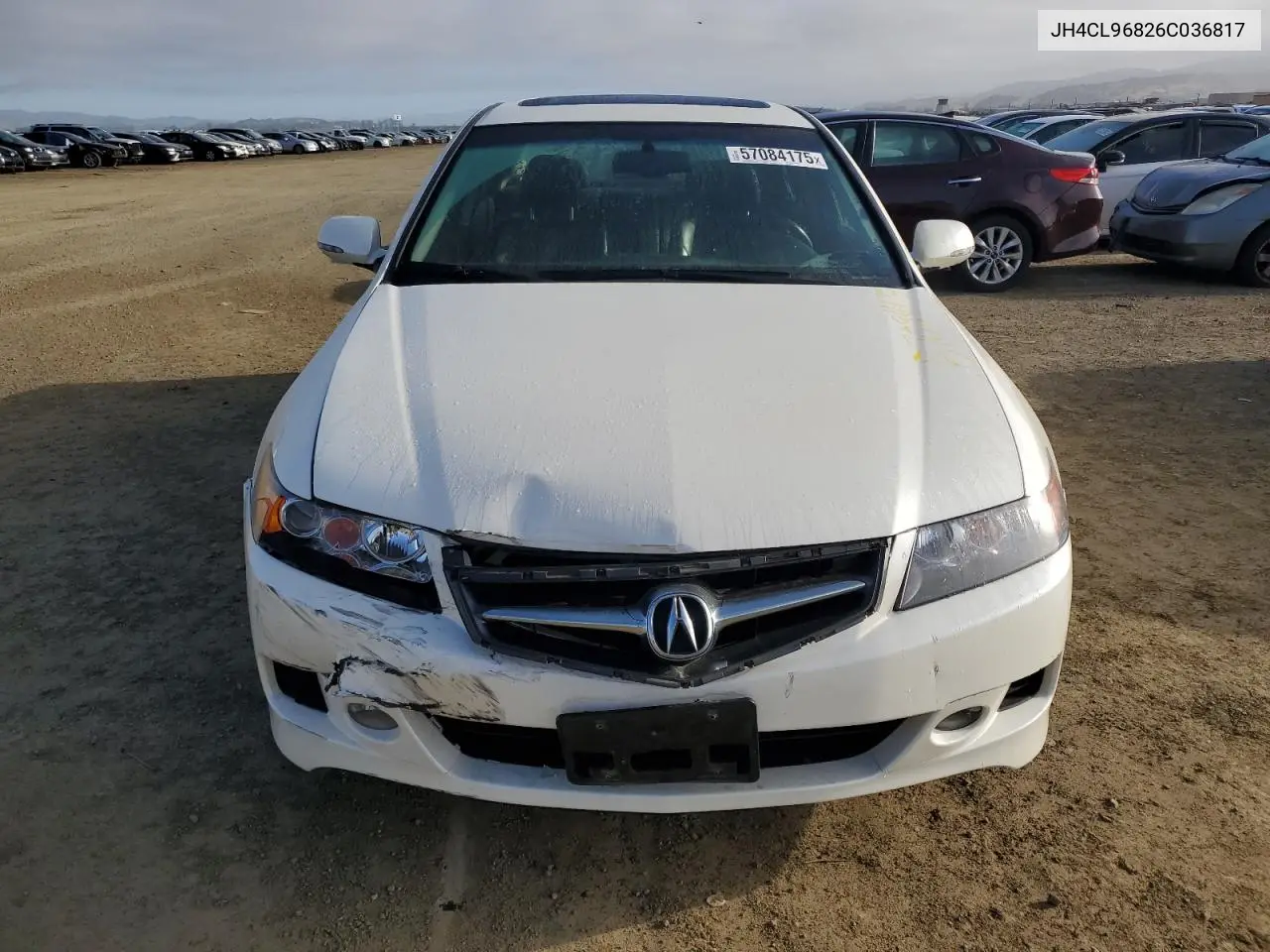 2006 Acura Tsx VIN: JH4CL96826C036817 Lot: 57084175