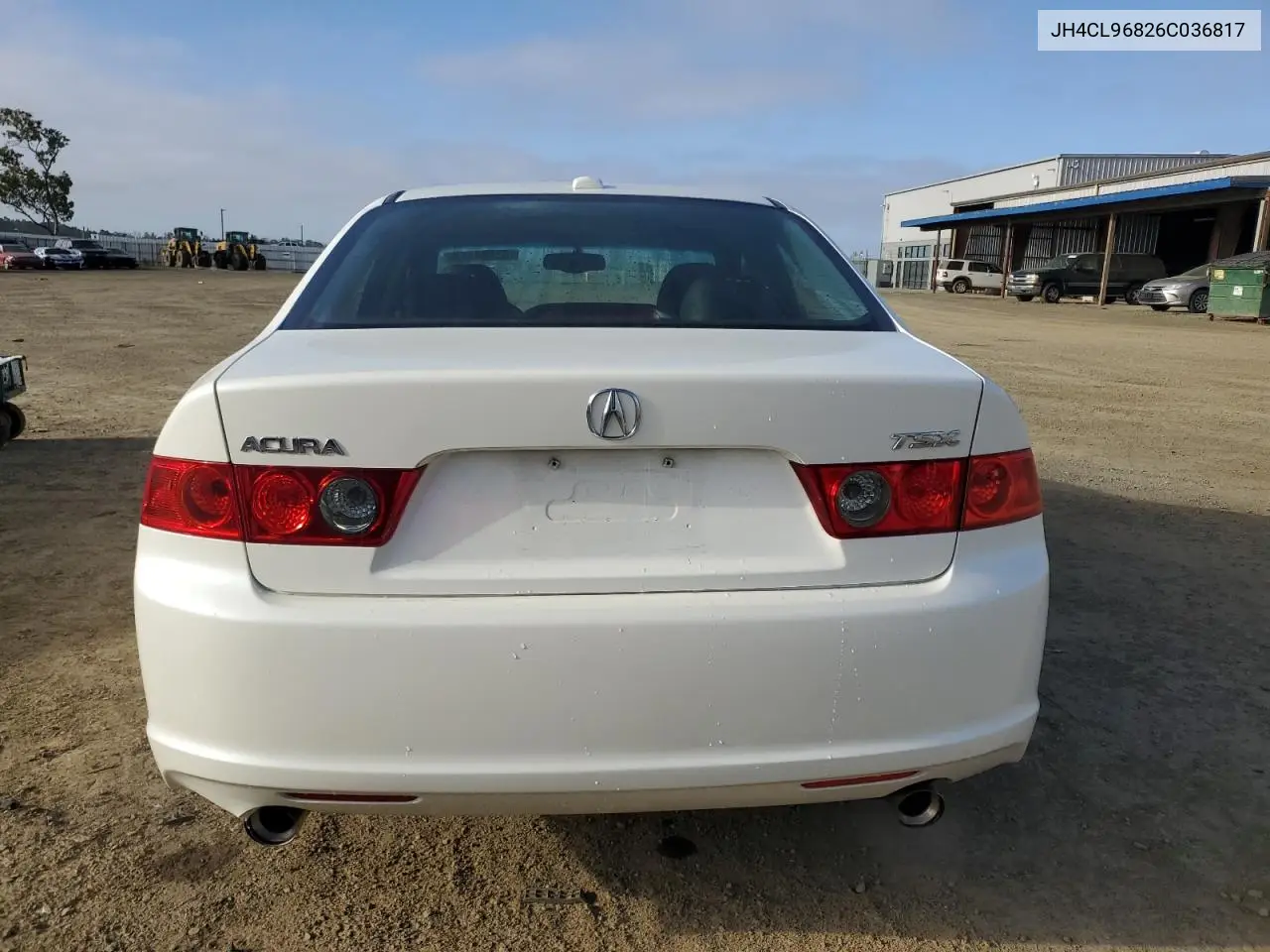 2006 Acura Tsx VIN: JH4CL96826C036817 Lot: 57084175