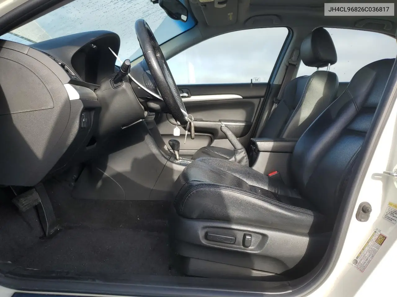 2006 Acura Tsx VIN: JH4CL96826C036817 Lot: 57084175