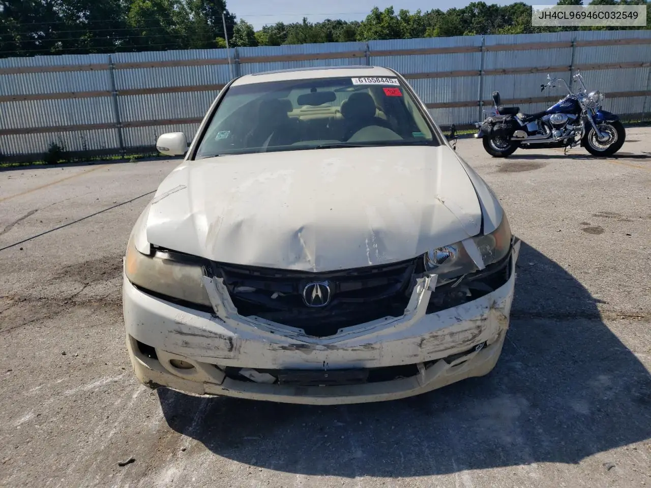 2006 Acura Tsx VIN: JH4CL96946C032549 Lot: 61558445