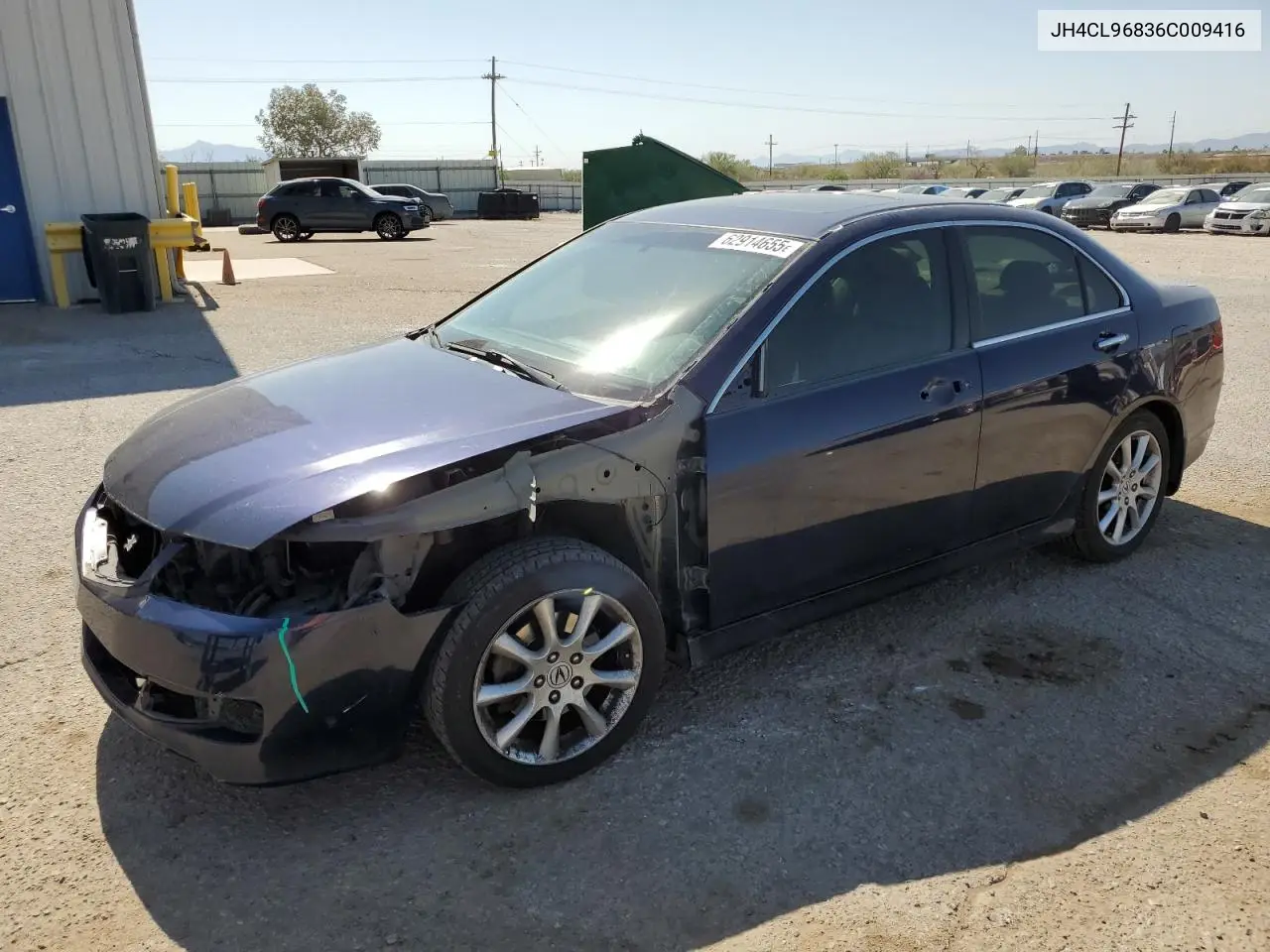 2006 Acura Tsx VIN: JH4CL96836C009416 Lot: 62914655
