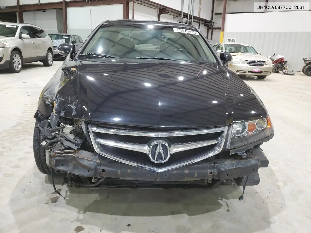 2007 Acura Tsx VIN: JH4CL96877C012031 Lot: 55570415