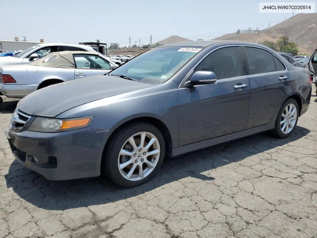 2007 Acura Tsx VIN: JH4CL96907C020514 Lot: 62592535