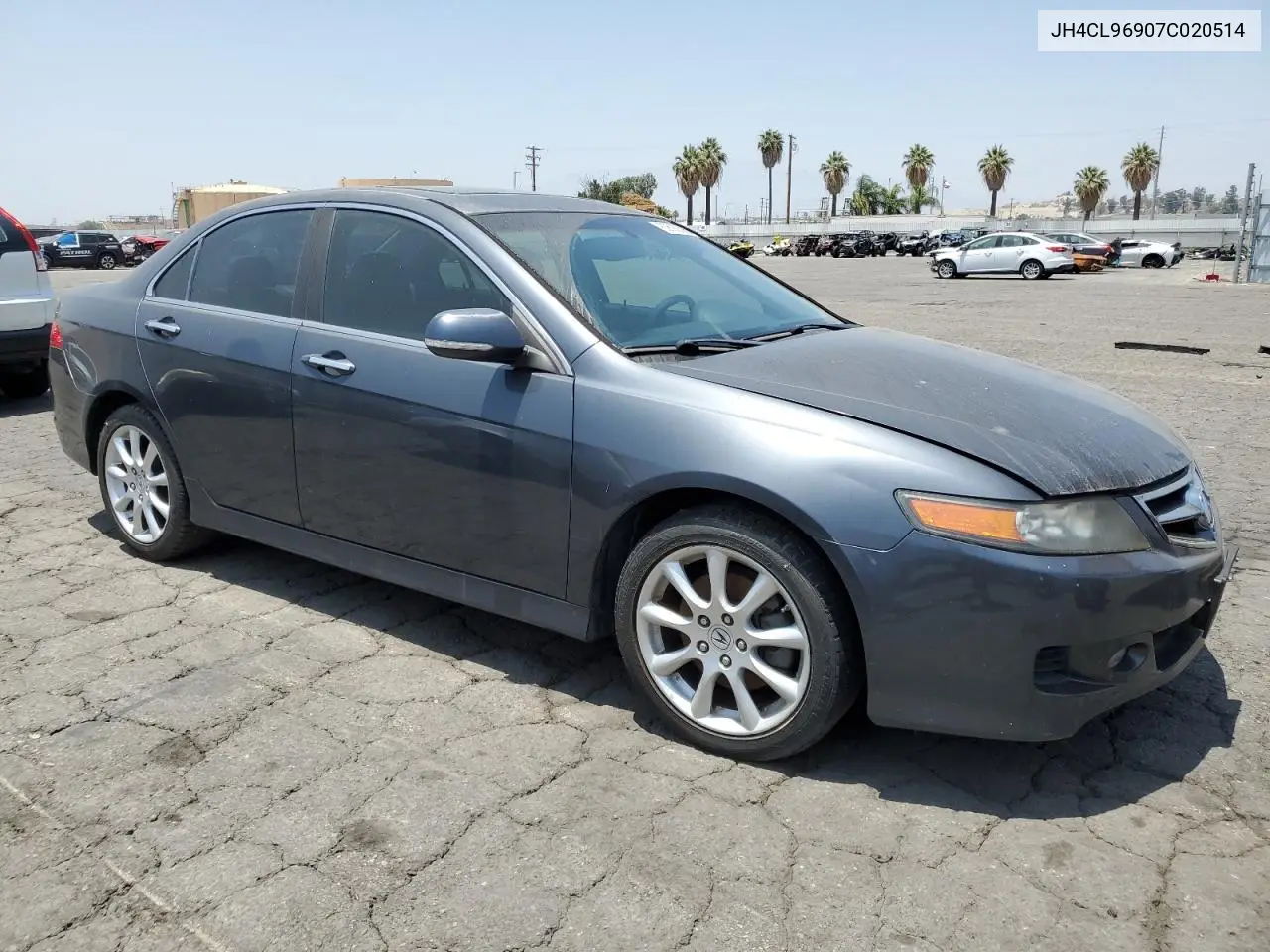 2007 Acura Tsx VIN: JH4CL96907C020514 Lot: 62592535