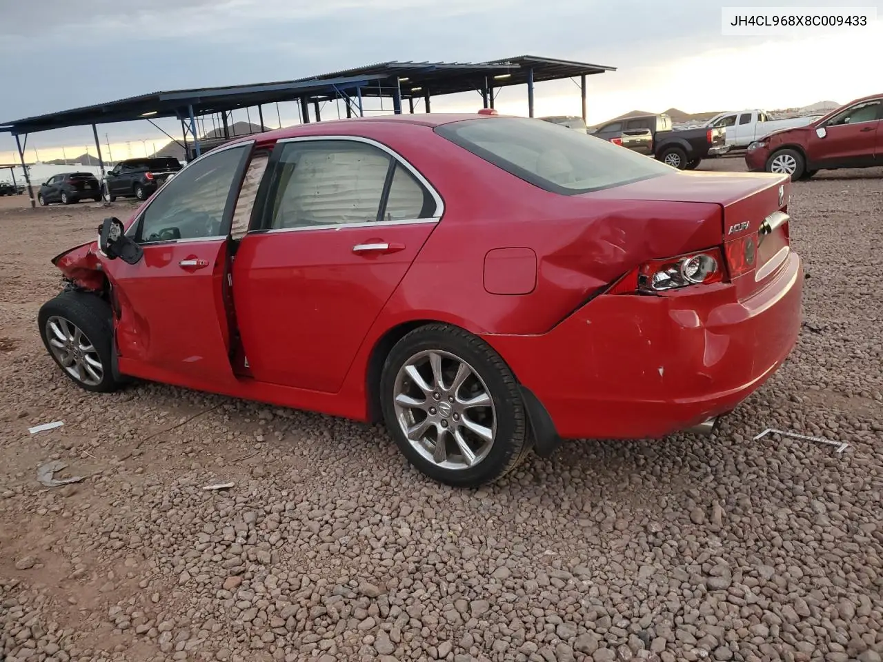 2008 Acura Tsx VIN: JH4CL968X8C009433 Lot: 55860975
