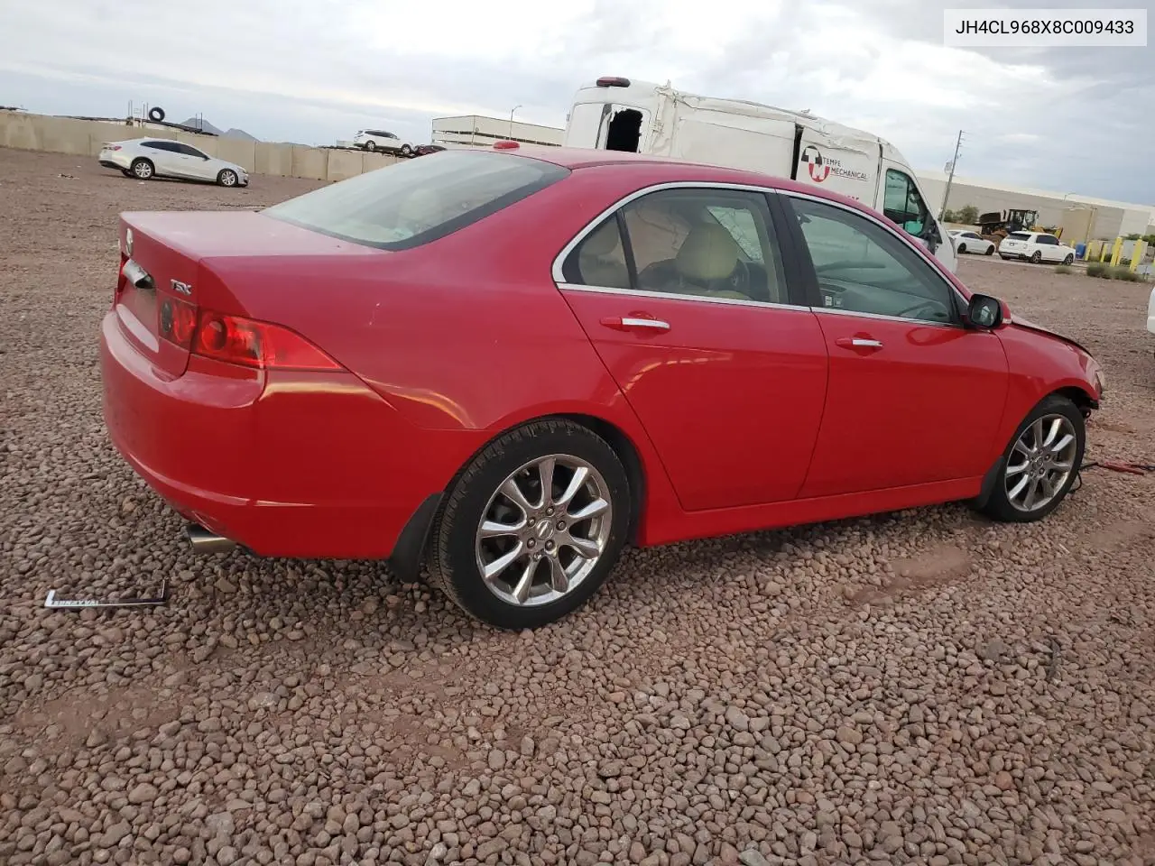 2008 Acura Tsx VIN: JH4CL968X8C009433 Lot: 55860975