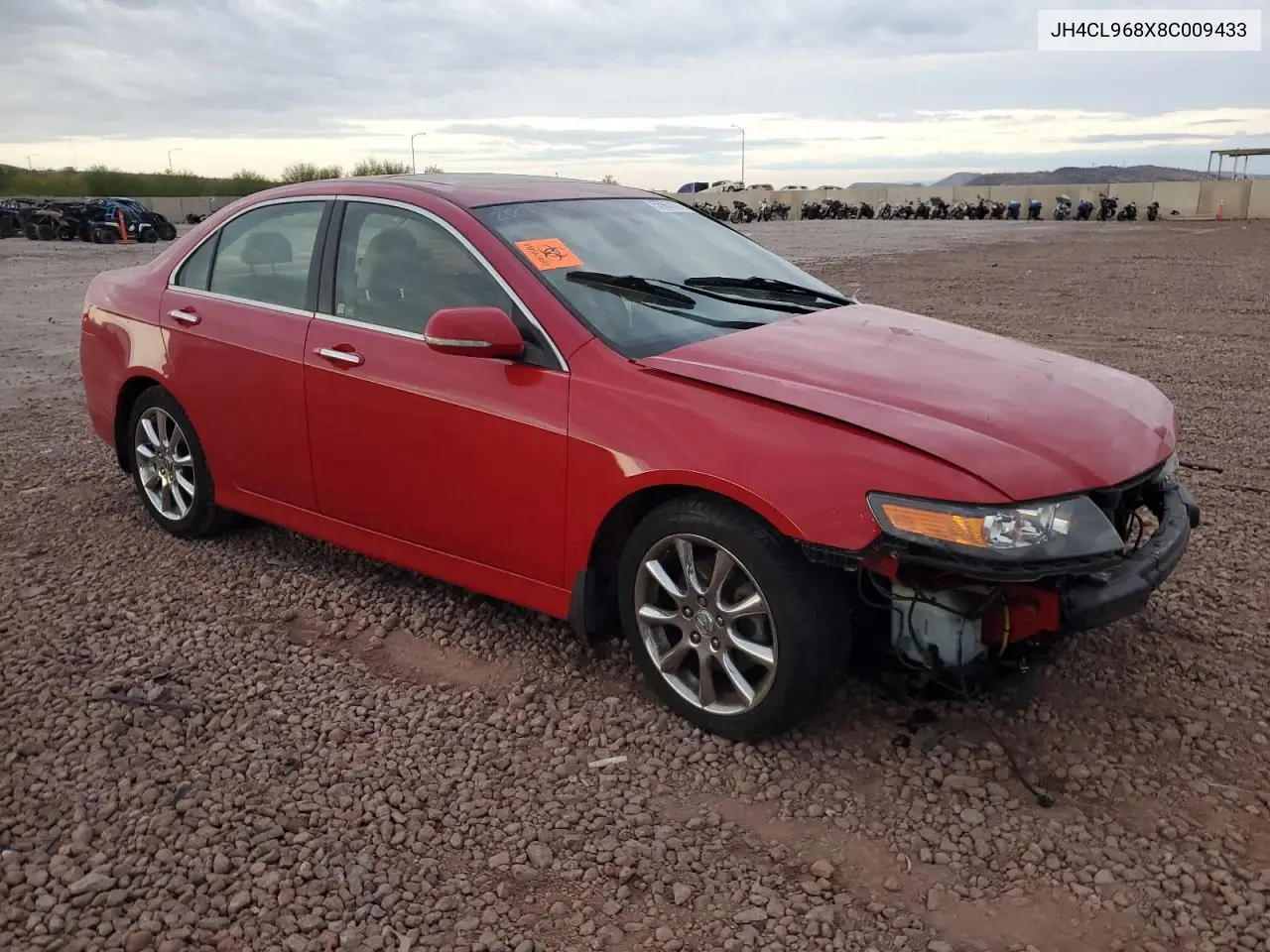 2008 Acura Tsx VIN: JH4CL968X8C009433 Lot: 55860975