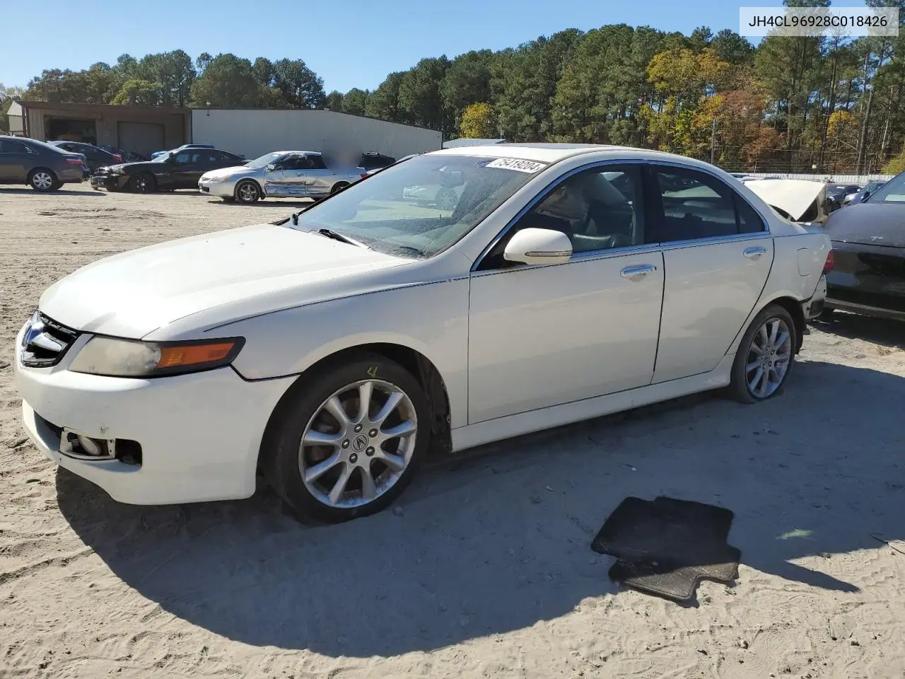 2008 Acura Tsx VIN: JH4CL96928C018426 Lot: 75419204