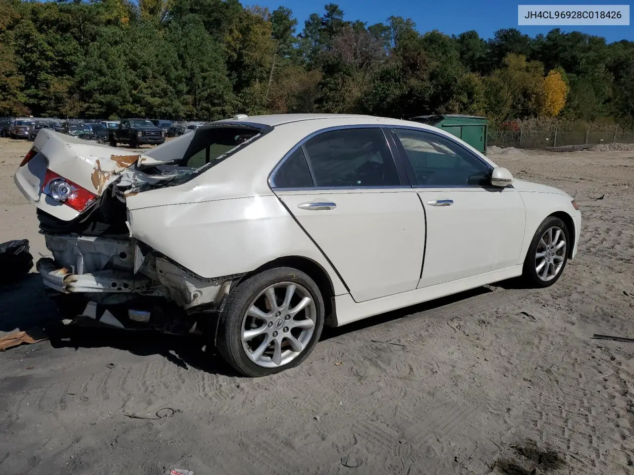 2008 Acura Tsx VIN: JH4CL96928C018426 Lot: 75419204