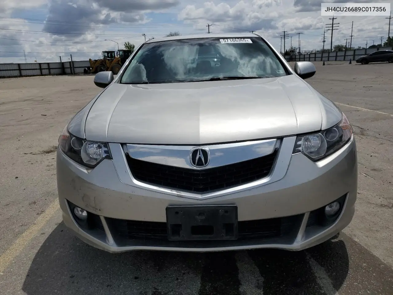 2009 Acura Tsx VIN: JH4CU26689C017356 Lot: 57186365