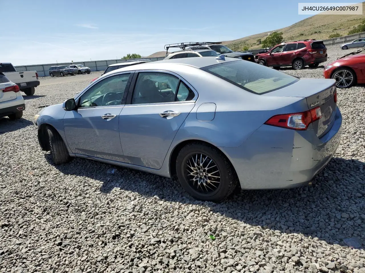 2009 Acura Tsx VIN: JH4CU26649C007987 Lot: 62585475