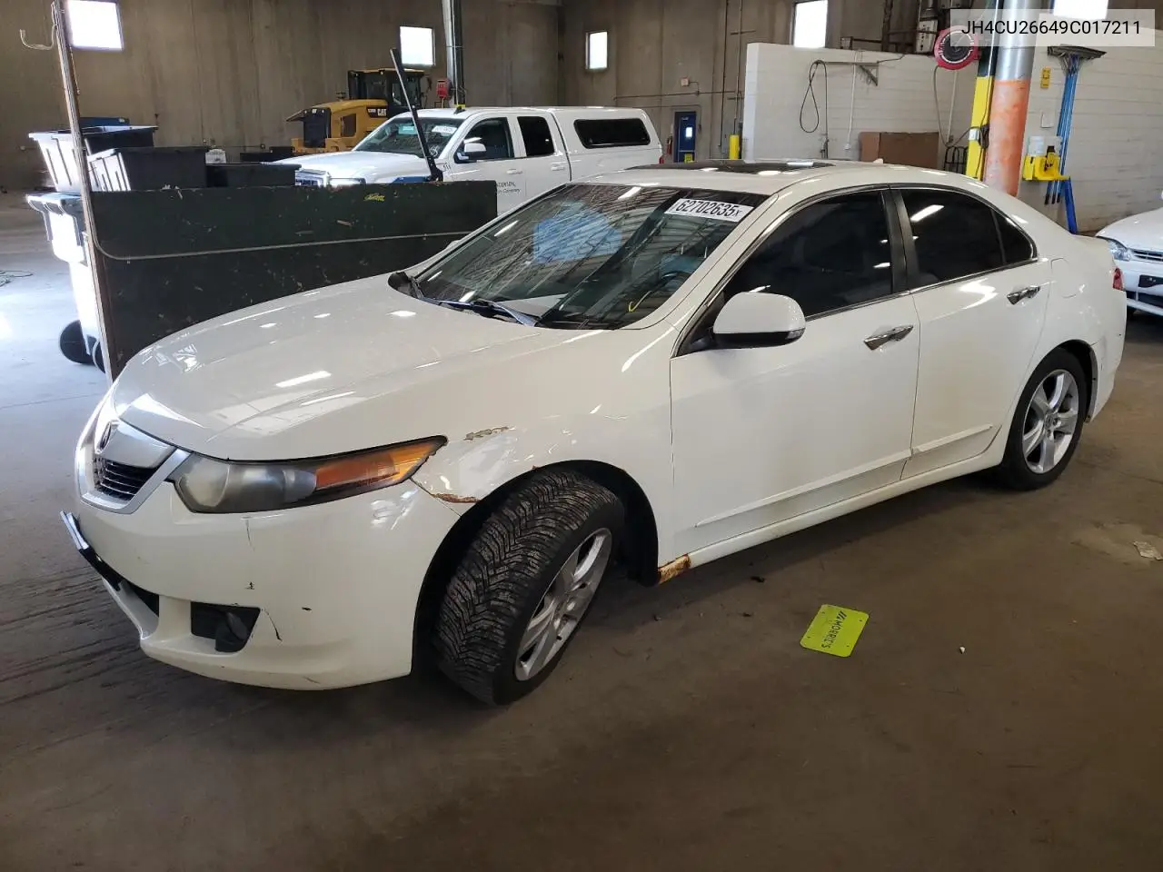 2009 Acura Tsx VIN: JH4CU26649C017211 Lot: 62702635