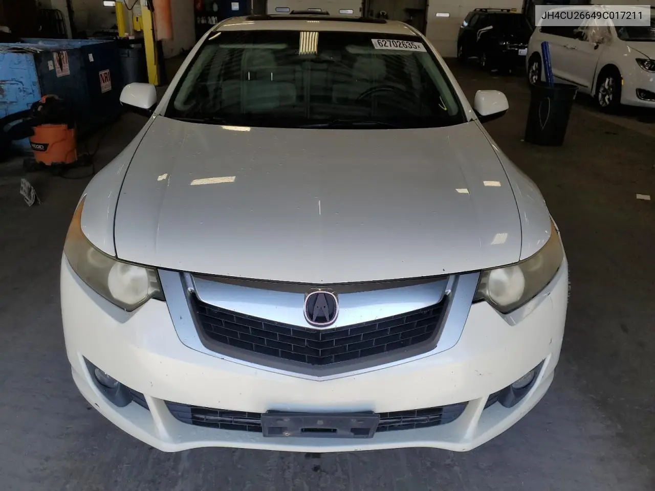 2009 Acura Tsx VIN: JH4CU26649C017211 Lot: 62702635