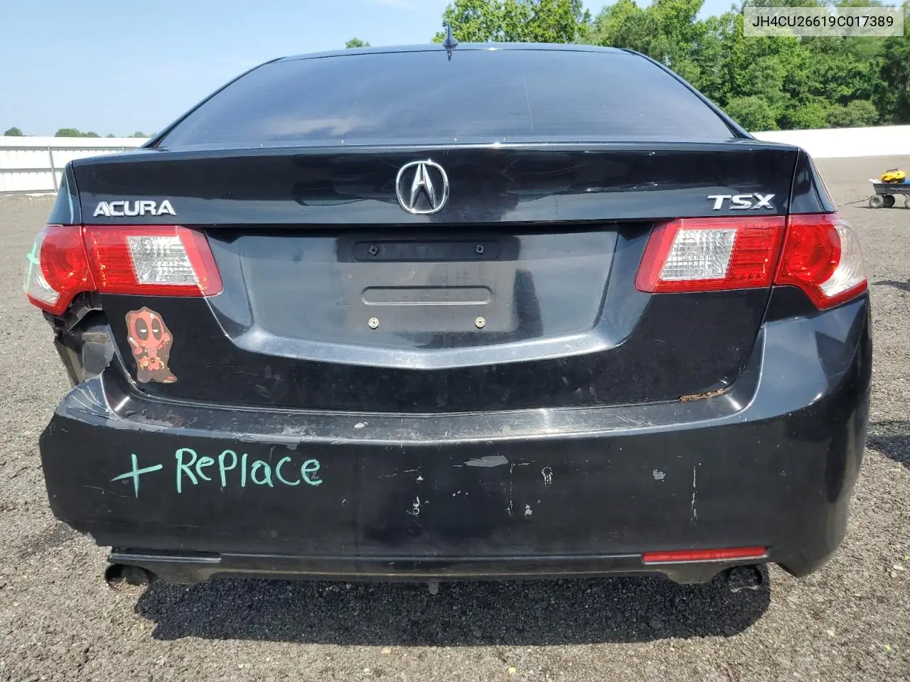 2009 Acura Tsx VIN: JH4CU26619C017389 Lot: 62954645