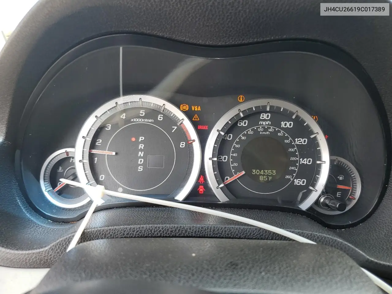 2009 Acura Tsx VIN: JH4CU26619C017389 Lot: 62954645