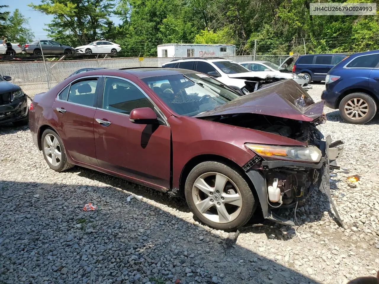 2009 Acura Tsx VIN: JH4CU26679C024993 Lot: 63620055