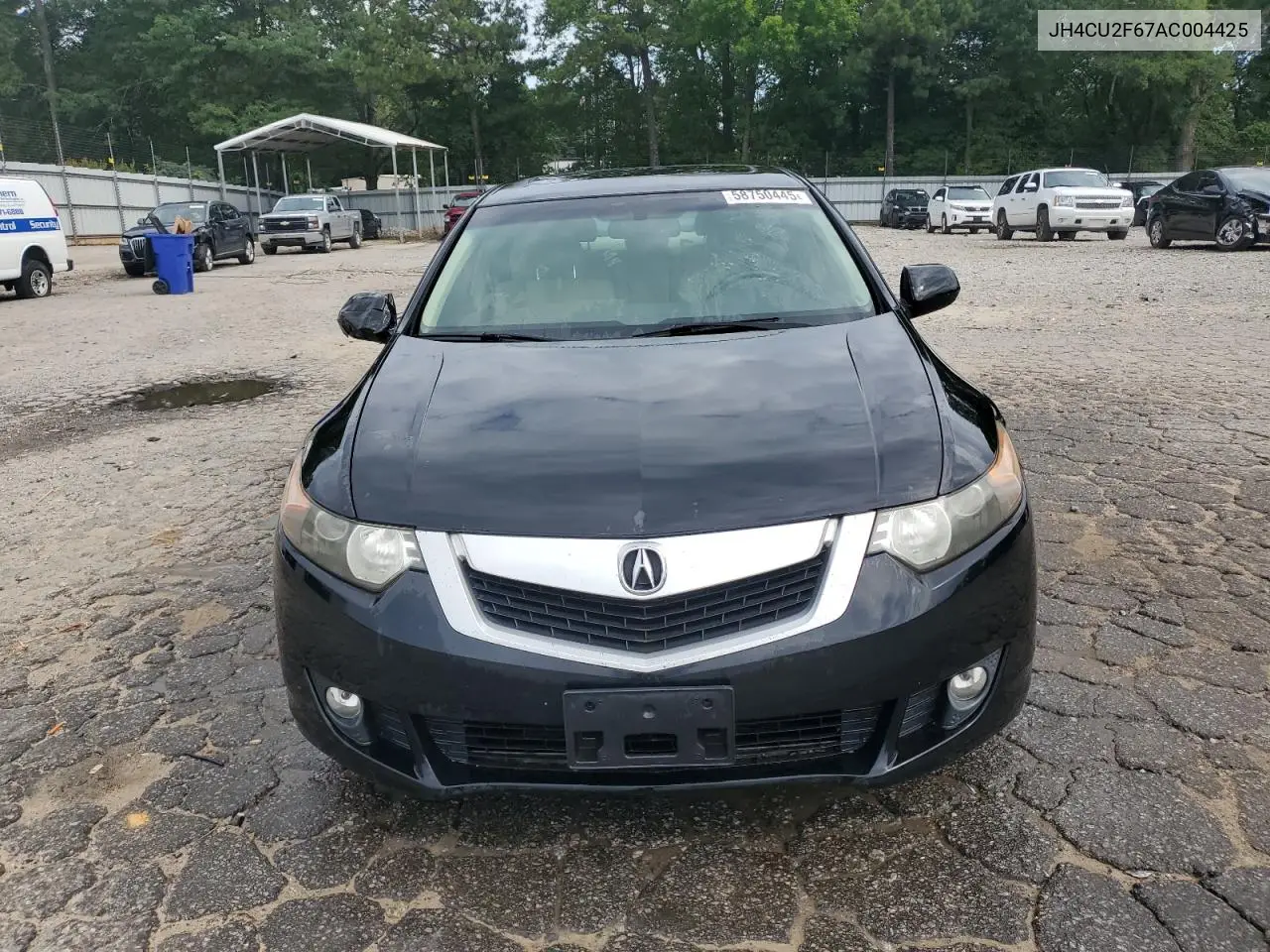 2010 Acura Tsx VIN: JH4CU2F67AC004425 Lot: 58750445