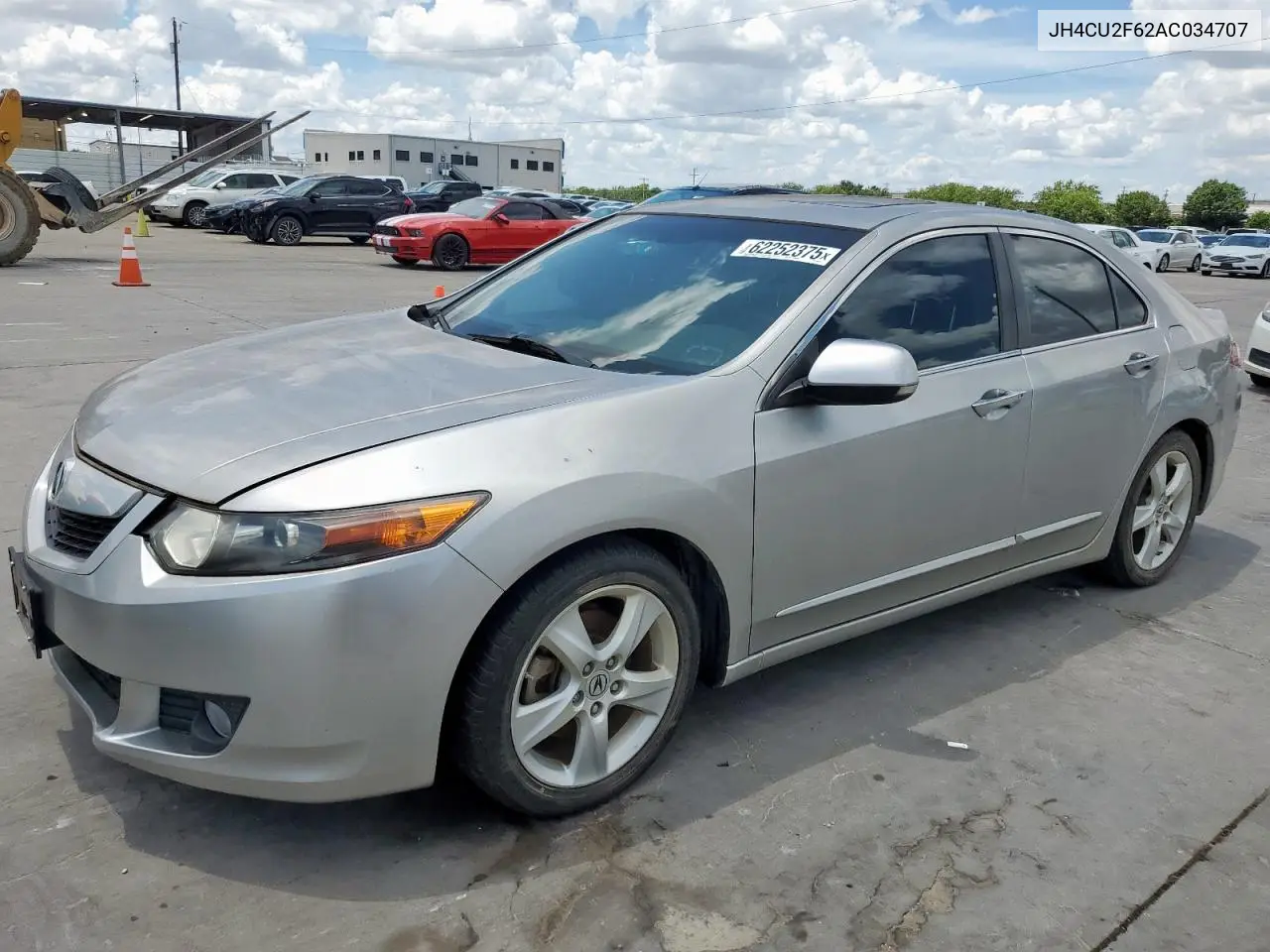 2010 Acura Tsx VIN: JH4CU2F62AC034707 Lot: 62252375
