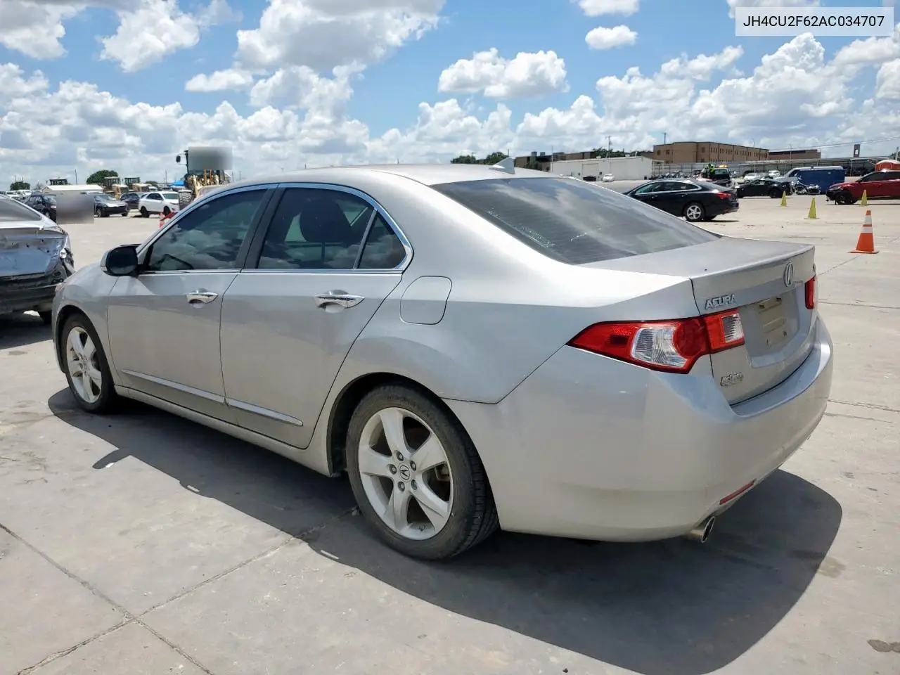 2010 Acura Tsx VIN: JH4CU2F62AC034707 Lot: 62252375