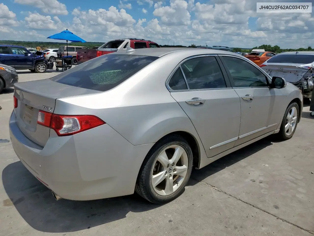 2010 Acura Tsx VIN: JH4CU2F62AC034707 Lot: 62252375