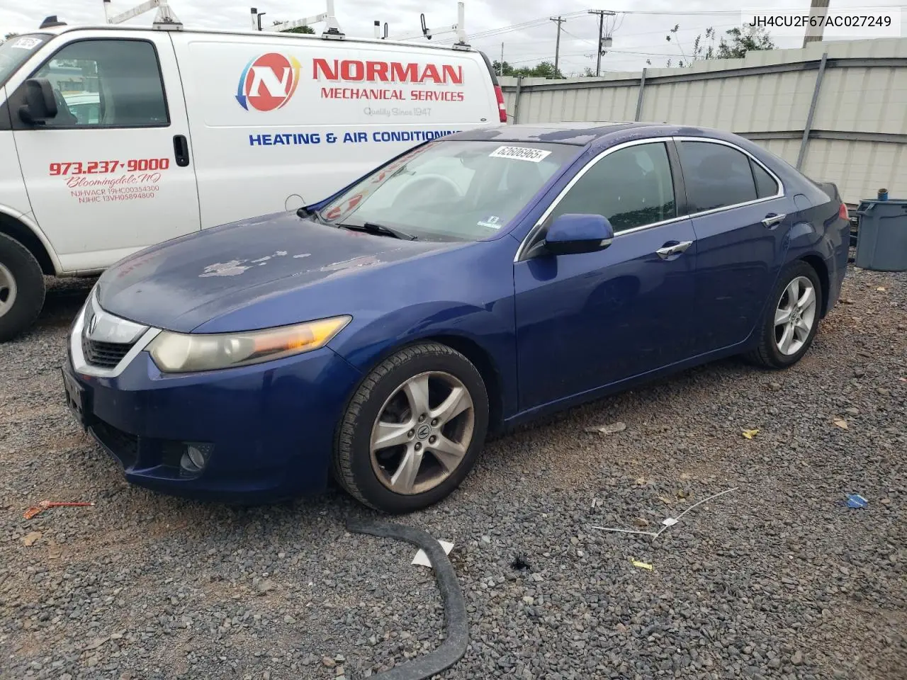 2010 Acura Tsx VIN: JH4CU2F67AC027249 Lot: 62606965