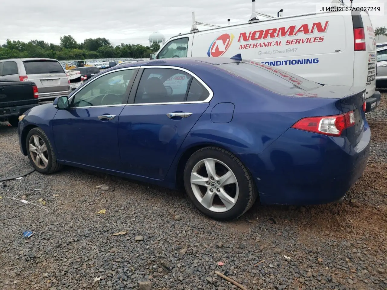 2010 Acura Tsx VIN: JH4CU2F67AC027249 Lot: 62606965