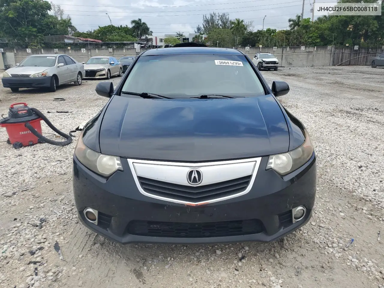 2011 Acura Tsx VIN: JH4CU2F65BC008118 Lot: 56641295