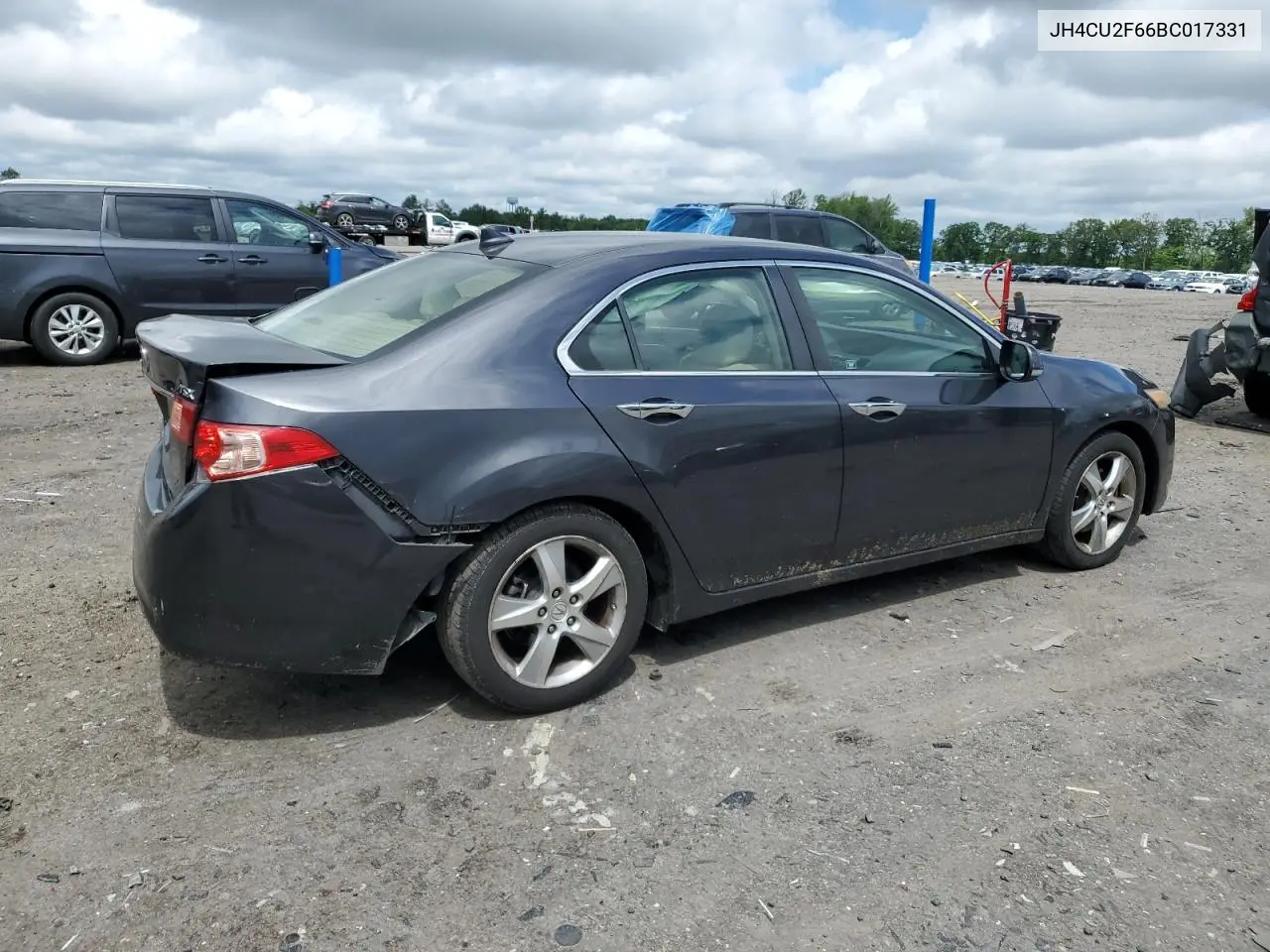 2011 Acura Tsx VIN: JH4CU2F66BC017331 Lot: 57106035