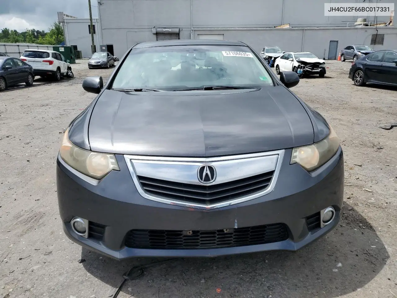 2011 Acura Tsx VIN: JH4CU2F66BC017331 Lot: 57106035