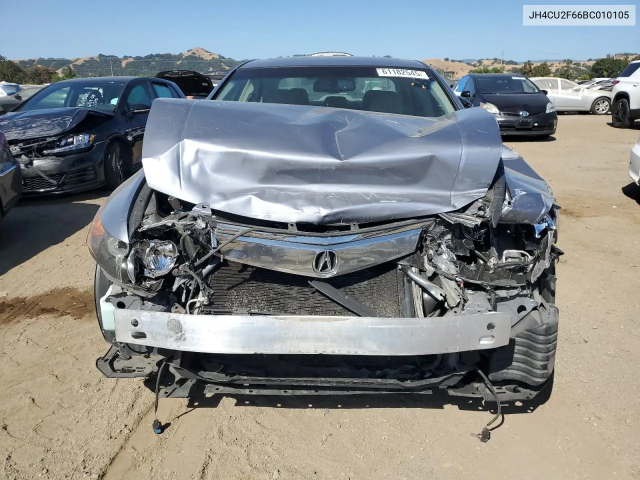 2011 Acura Tsx VIN: JH4CU2F66BC010105 Lot: 61182545