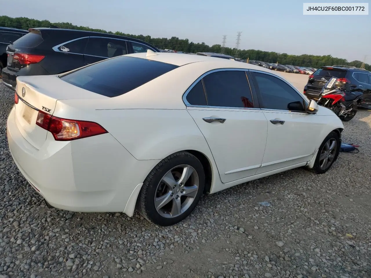2011 Acura Tsx VIN: JH4CU2F60BC001772 Lot: 61608565