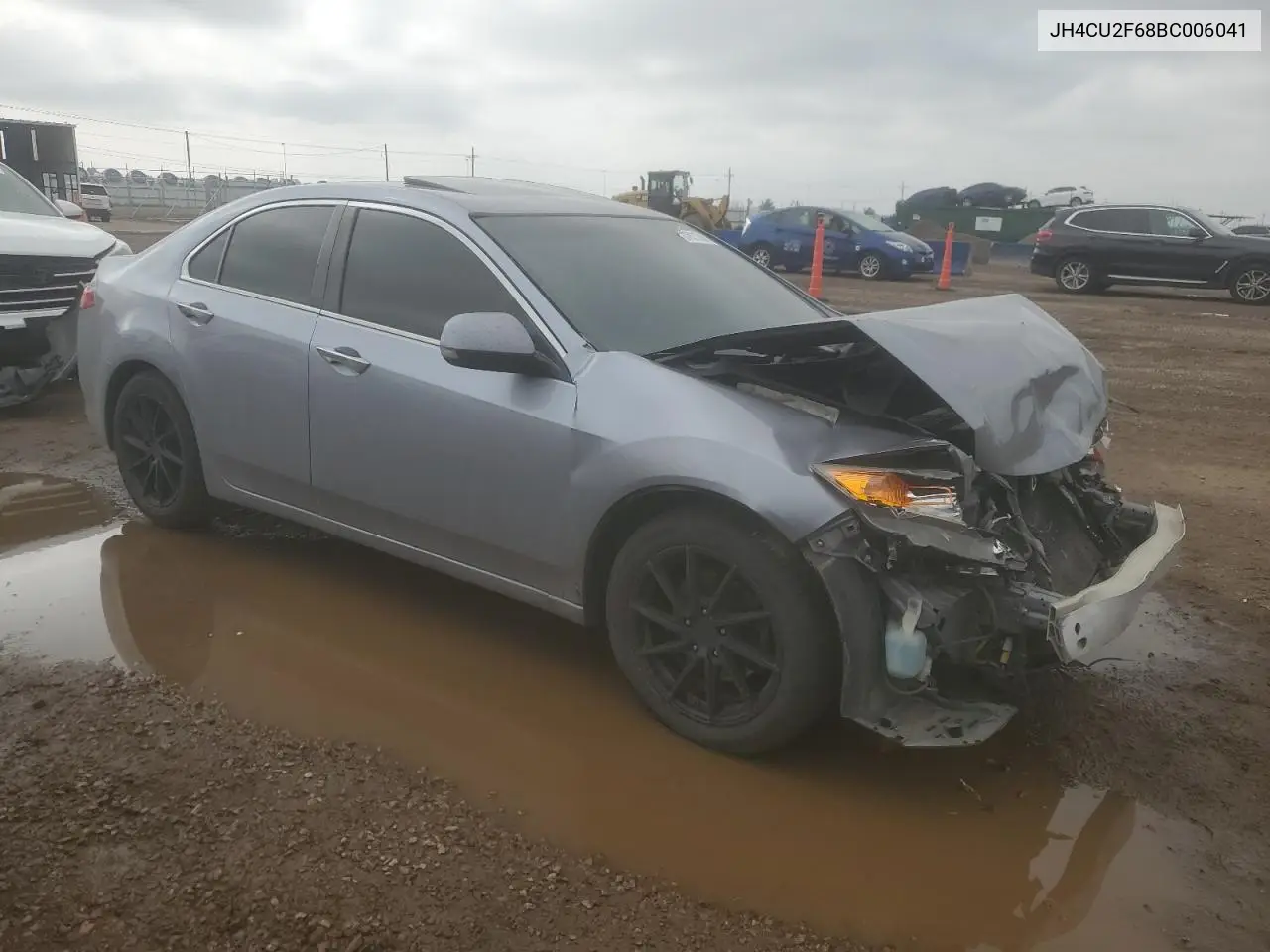 2011 Acura Tsx VIN: JH4CU2F68BC006041 Lot: 61621685